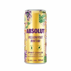Absolut Passion Fruit Martini (6 Percent Alcohol, Pack of 4x 300 ml)