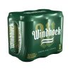 Windhoek Lager Alcoholic Beer Can (4% Alcohol, Pack of 6 x 500 ml)