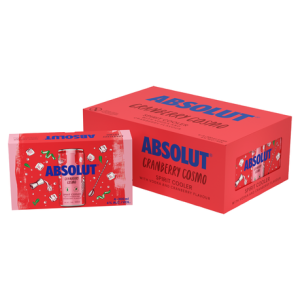 Absolut Cranberry Cosmo(6 Percent Alcohol, Pack of 24 x 300 ml)