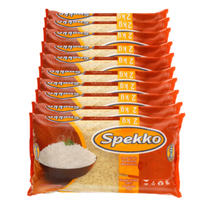 Spekko Long Grain Parboiled White Rice ( Pack of 10 x 2kg)