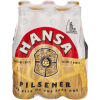 Hansa Pilsner Alcoholic Beer Bottle (5% Alcohol, Pack of 6x 330 ml)