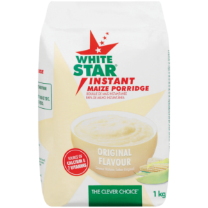 White Star Original Flavoured Instant Maize Porridge (Pack of 1 x 1kg)