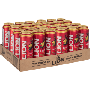 Lion Lager Alcoholic Beer Can (4% Alcohol, Pack of 24 x 500 ml)