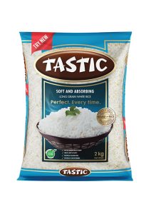 Tastic Soft and Absorbing Long Grain White Rice (Pack of 1 x 2kg)