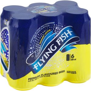 Flying Fish Pressed Lemon Flavoured Alcoholic Beer Can (4.5% Alcohol, Pack of 6 x 500 ml)