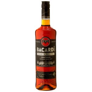Bacardi Carta Negra Superior Black Rum Alcoholic Beverage ( Pack 1 x 750ml, 43 Percent Alcohol Volume)