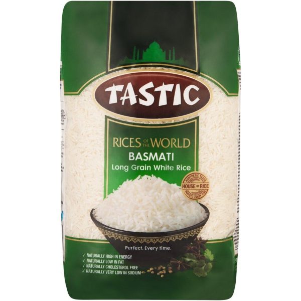 Tastic Basmati Aromatic Indian Rice (Pack of 1 x 2kg)
