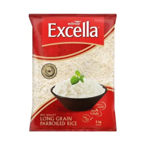Excella Long Grain Parboiled Rice (Pack of 1x 5kg)