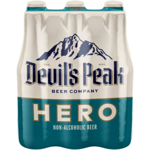 Devil’s Peak Hero Non Alcoholic Beer Bottle (0% Alcohol, Pack of 6 x 330 ml)