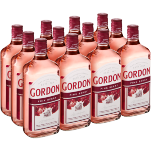 Gordon’s Pink Berry ( Pack of 12 x 750ml, 35 Percent Alcohol Volume)