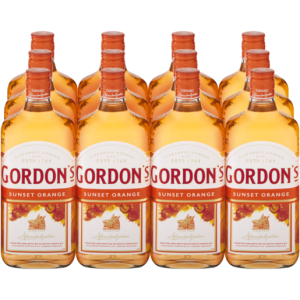 Gordon’s Sunset Orange ( Pack of 12 x 750ml, 35 Percent Alcohol Volume)