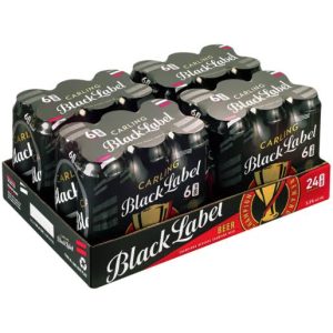 Carling Lager Alcoholic Beer Can (5.5% Alcohol, Pack of 24 x 500 ml)