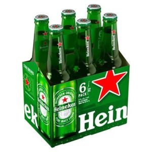 Heineken Pure Malt Lager Alcoholic Beer Bottle (5% Alcohol, Pack of 6x 330 ml)