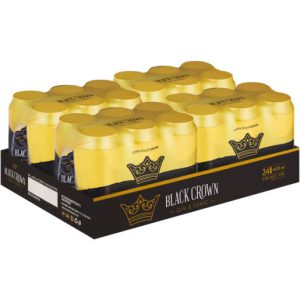 Black Crown Premium Premix Gin and Tonic Alcoholic Beverage ( Pack of 24 x 440ml Cans, 5 Percent Alcohol Volume )