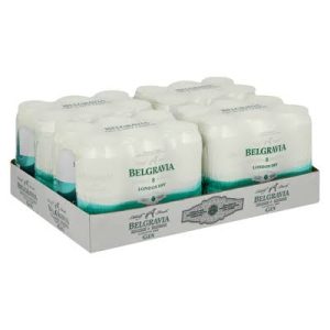 Belgravia Gin & Dry Lemon Can (Pack of 24 x 440ml, 5 Percent Alcohol)