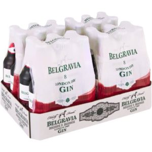 Belgravia Gin & Dark Cherry (Pack of 24 x 275 ml, 5 Percent Alcohol Volume)