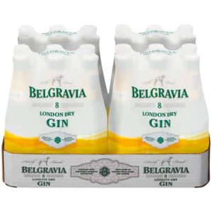 Belgravia Gin & Tonic Bottle ( Pack of 24 x 275ml, 5 Percent Alcohol Volume)