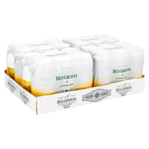 Belgravia Gin & Tonic Can ( Pack of 24 x 440ml, 5 Percent Alcohol Volume)
