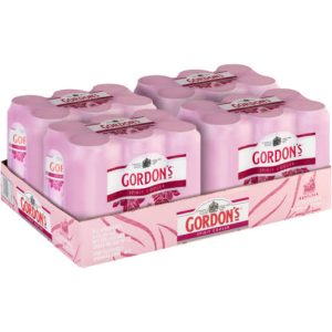 Gordon's Premium Pink & Tonic ( Pack of 24 x 440ml Cans,5. 5 Percent Alcohol Volume)