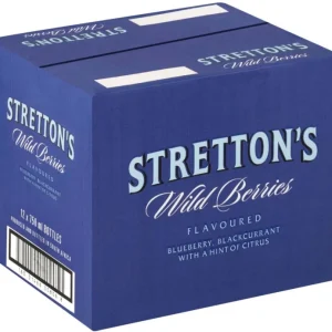 Stretton’s Wild Berries Gin ( Pack of 12 x 750ml, 35 Percent Alcohol Volume)