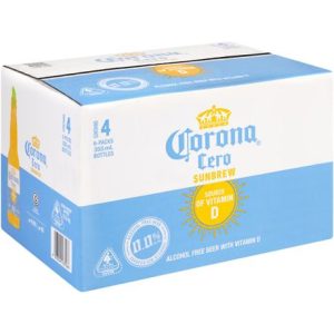 Corona Cero Sunbrew Pale Lager Non Alcoholic Beer Bottle (0% Alcohol, Pack of 24 x 355 ml)