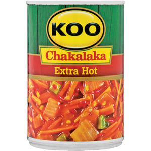 Koo Chakalaka Extra Hot Vegetables (Pack of 1 x 410 g)