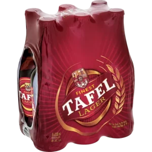 Tafel Lager Alcoholic Beer Bottle (4% Alcohol, Pack of 24 x 330 ml)