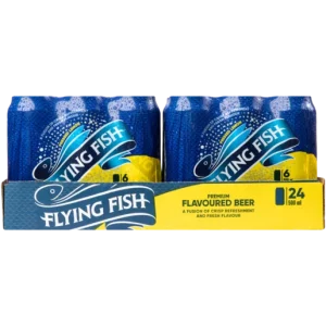 Flying Fish Pressed Lemon Flavoured Alcoholic Beer Can (4.5% Alcohol, Pack of 24 x 500 ml)