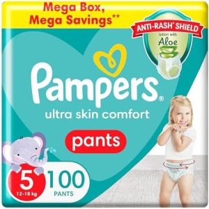 Diaper Pampers Anti-Rash Shield Pants Size 5 Mega Box (Pack of 1 x 100)