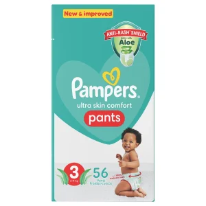 Pampers Anti-Rash Shield Pants Size 3 (Pack of 1 x 56)