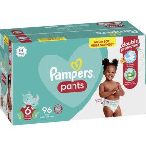 Diaper Pampers Anti-Rash Shield Pants Size 6 Mega Box (Pack of 1 x 96)