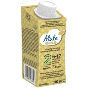 Alula Gold 2 Follow On Formula Ready To Feed (200 ml, 0-12 Months)