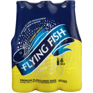 Flying Fish Lemon Press Flavoured Alcoholic Beer Bottle (4.5% Alcohol, Pack of 6x330 ml)