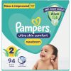 Pampers Newborn Disposable Nappies Size 2 (Pack of 1 x 94)