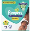 Pampers Newborn Disposable Nappies Size 1 (Pack of 1 x 96)