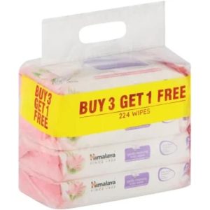 Himalaya Gentle Cleansing  (Pack of 1 x 56 Wipes)