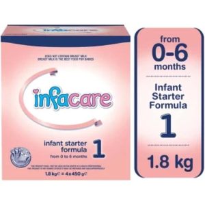 Infacare 1 Infant Starter Formula (1.8 kg, 0-6 Months)