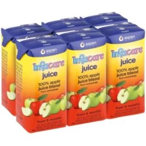 Infacare 100% Fruit Juice Blend Apple Juice (Pack of 6 x 200 ml)