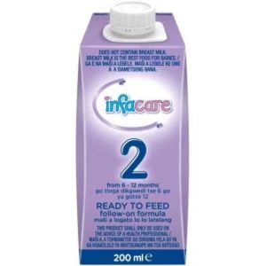 Infacare 2 Ready To Feed Follow On Formula (24 x 200 ml, 6-12 Months)