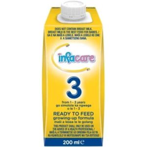 Infacare 3 Ready To Feed Growing Up Formula (24 x 200 ml, 24 Months And Above)