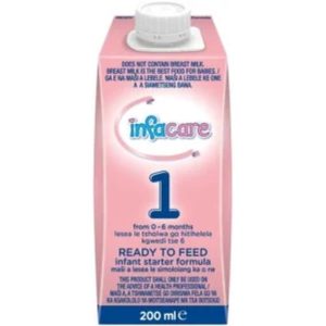 Infacare Ready To Feed 1 (200 ml, 0-6 Months)