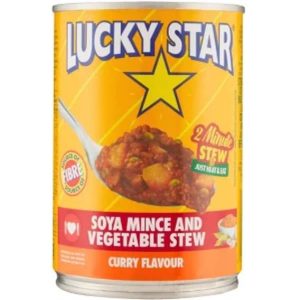 Lucky Star Curry Flavour Soya Mince and Vegetable Stew ( Pack of 1 x 400 g)