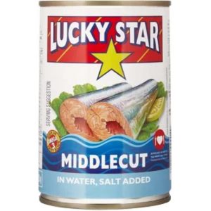 Lucky Star Middlecut Sea Foods  (Pack of 1 x 425 g)
