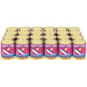 Lucky Star Pilchards in Hot Chilli Sauce Sea Foods (Pack of 24 x 215 g,)