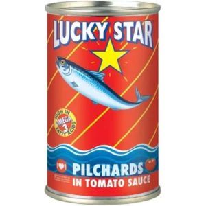 Lucky Star Pilchards in Tomato Sauce Sea Foods (Packof 1 x 155 g)