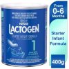 Nestle Lactogen Starter Infant Formula 1 (6 x 400 g, 0-6 Months)