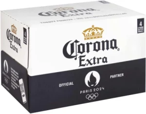 Corona Extra Lager Alcoholic Beer Bottle (4.5% Alcohol, Pack of 24 x 355 ml)