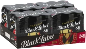 Carling Lager Alcoholic Beer Can (5.5% Alcohol, Pack of 24 x 500 ml)