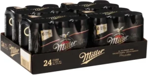 Miller Genuine Draft Beer Can (4.7% Alcohol, Pack of 24 x 440 ml)