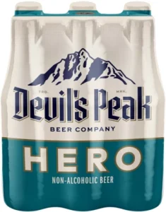 Devil’s Peak Hero Non Alcoholic Beer Bottle (0% Alcohol, Pack of 6 x 330 ml)